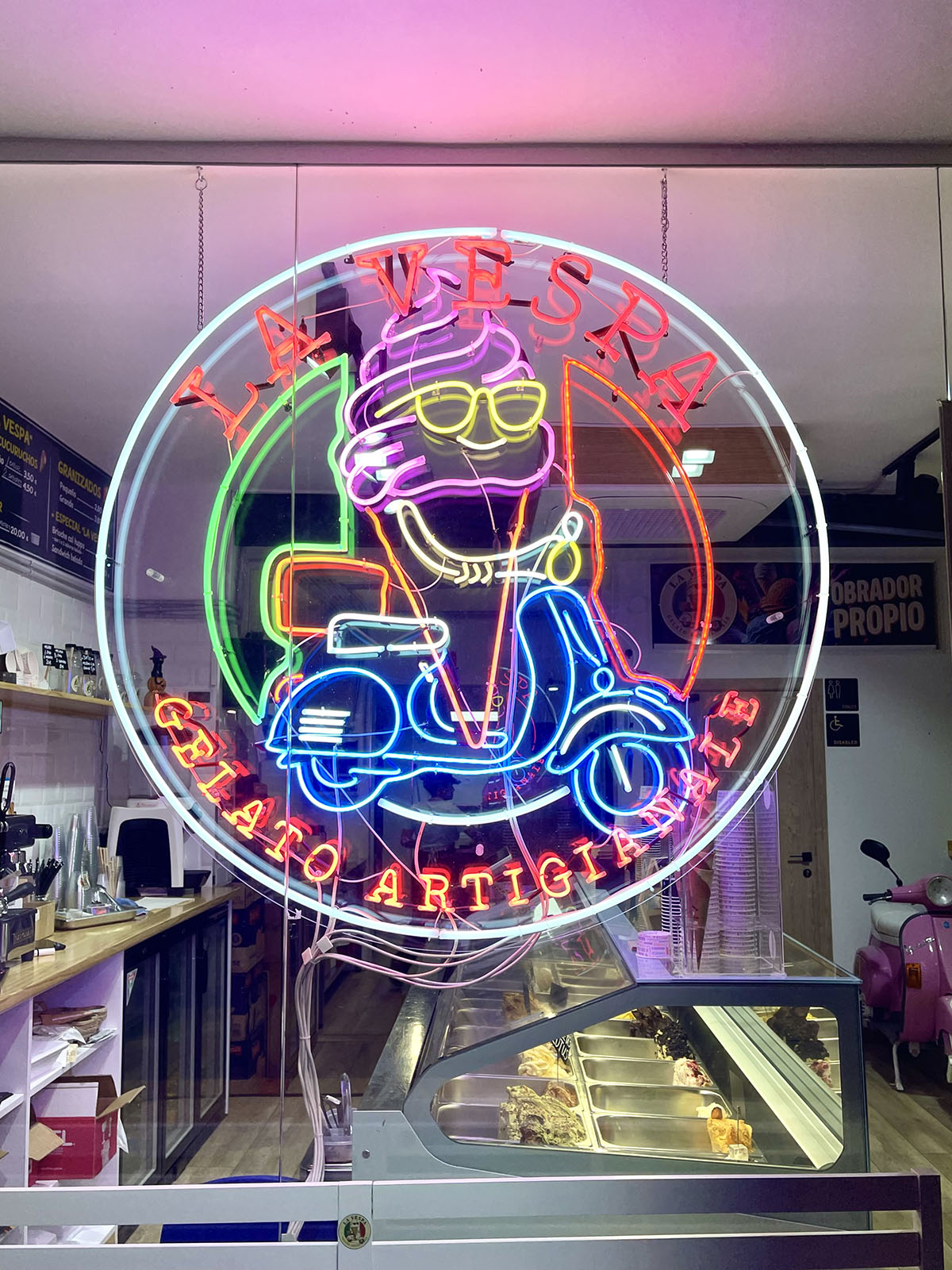 heladería decoración innicia impresión