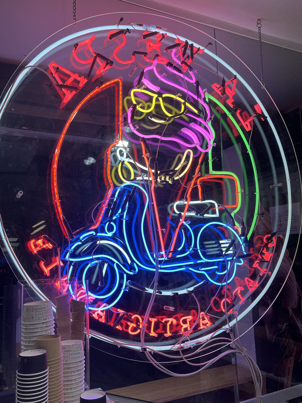 heladería decoración innicia impresión