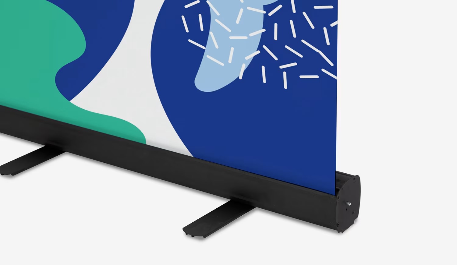 Roll-up negro innicia impresión digital 85 x 200 cm