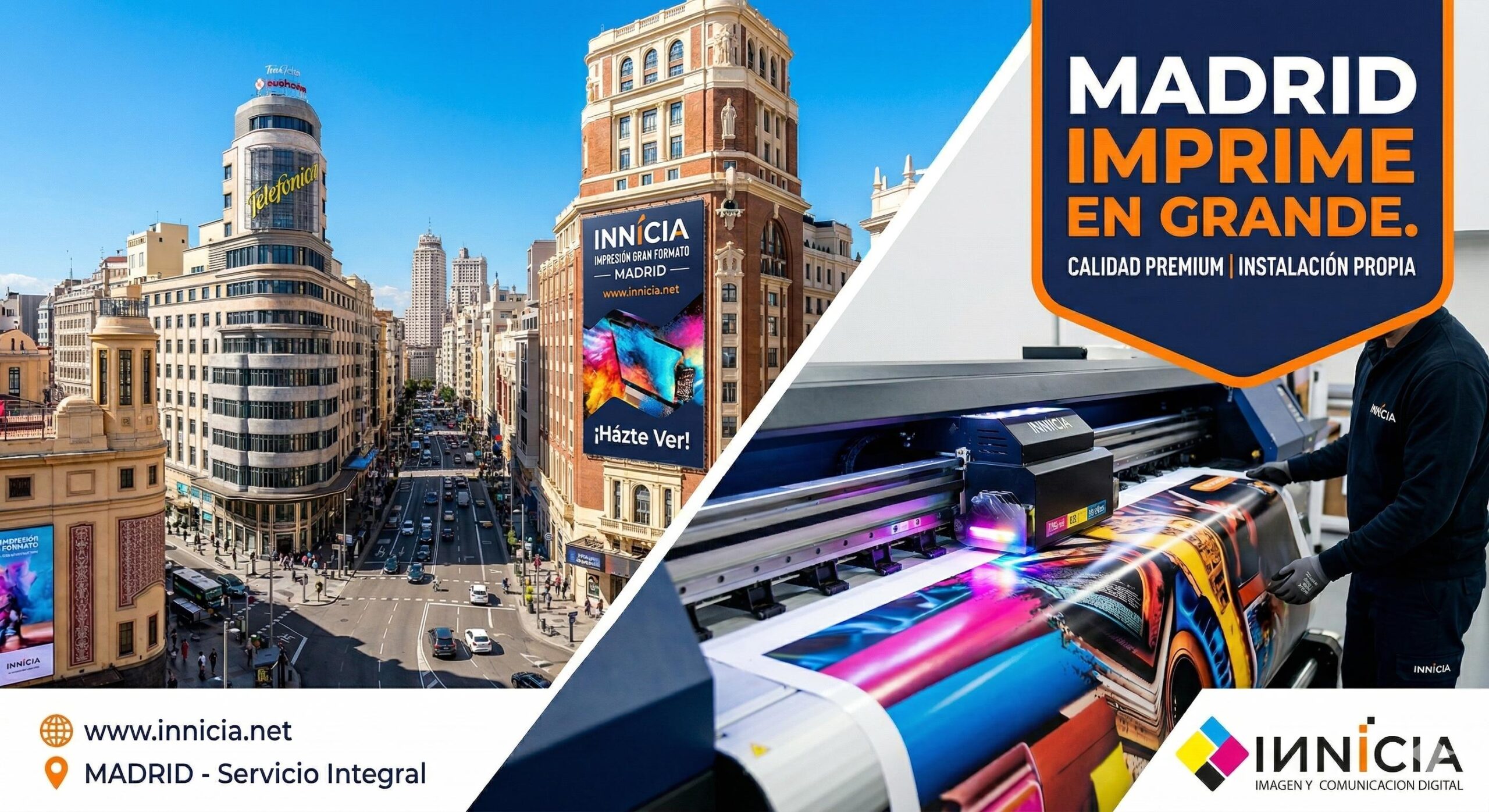 impresion digital gran formato en Madrid Innicia