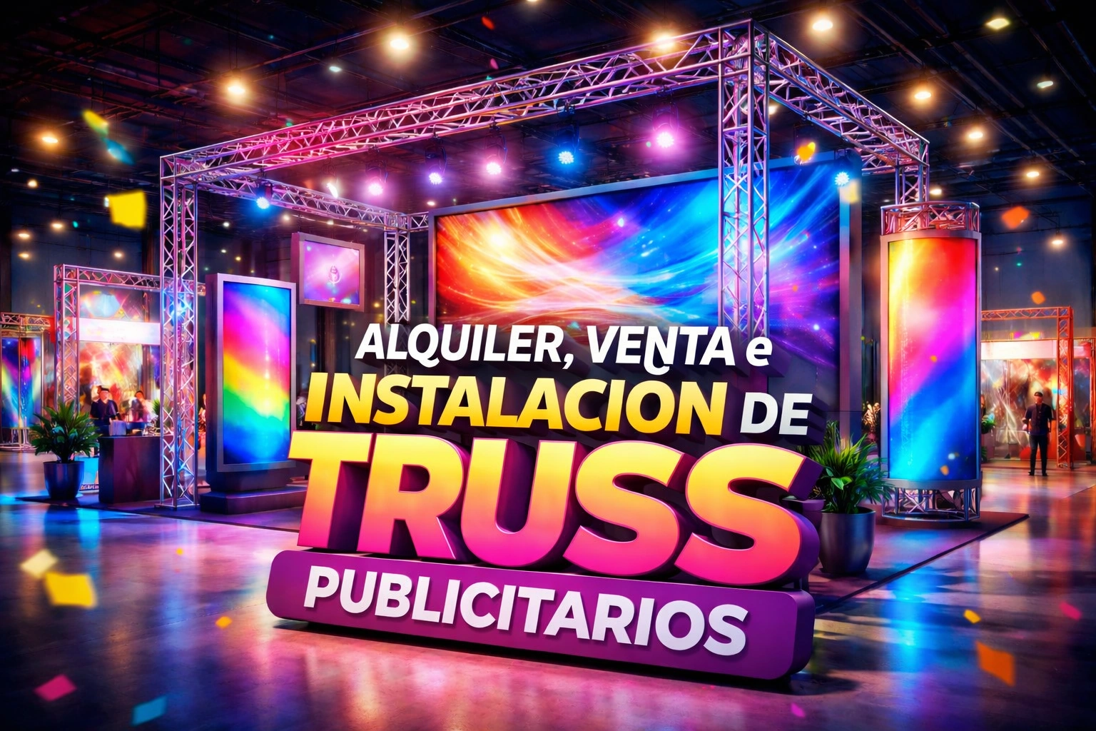 Truss publicitarios para eventos en Madrid